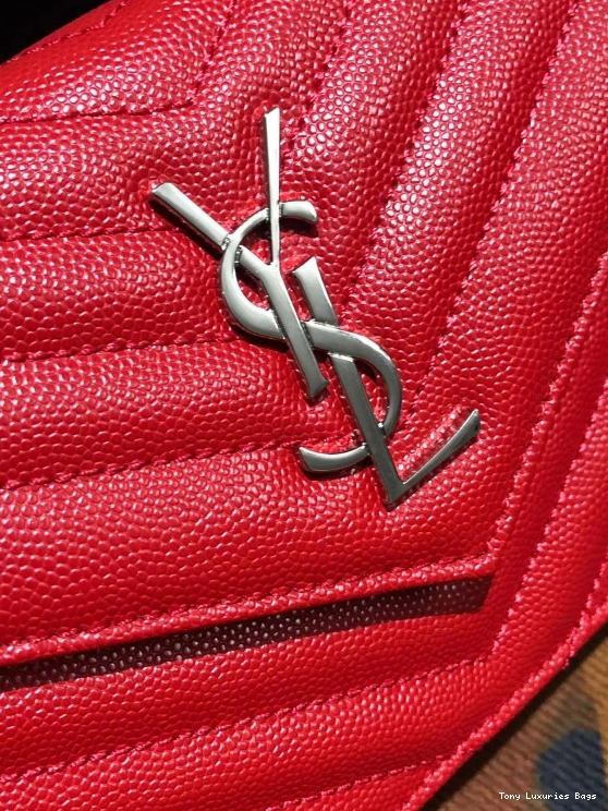 Tony Luxuries YSL CHAIN CASSANDRE MATELASSÉ WALLET 0802